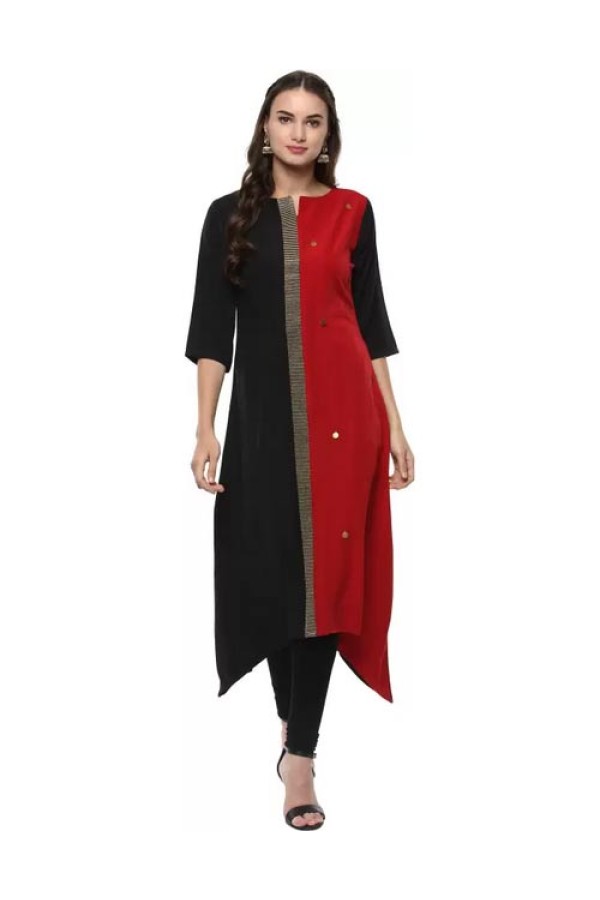 Pop Mantra Crepe Regular Kurta