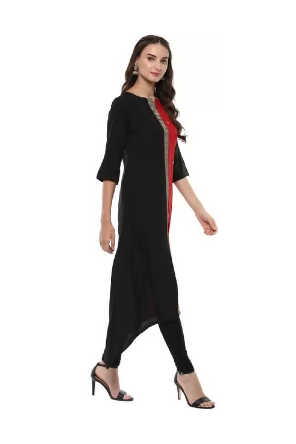 Pop Mantra Crepe Regular Kurta