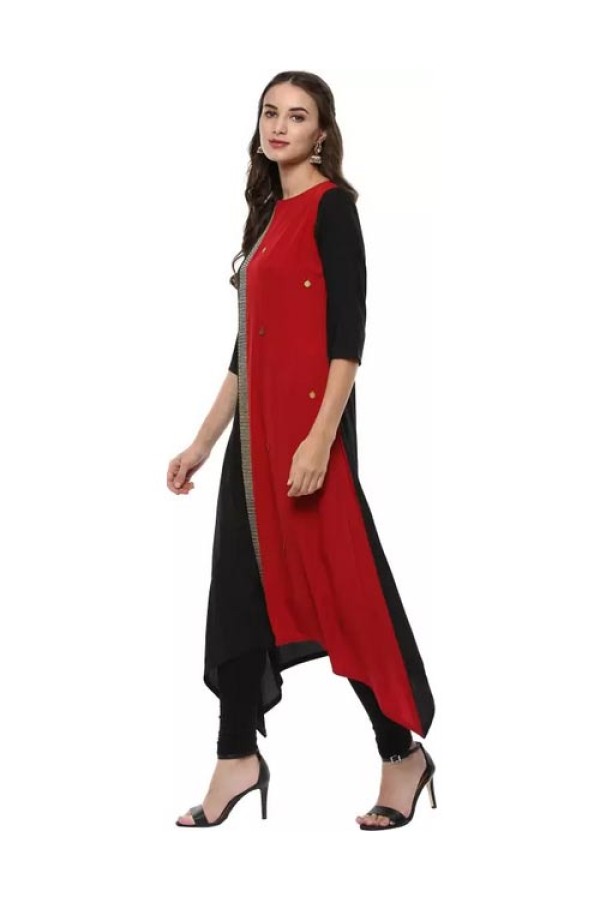 Pop Mantra Crepe Regular Kurta