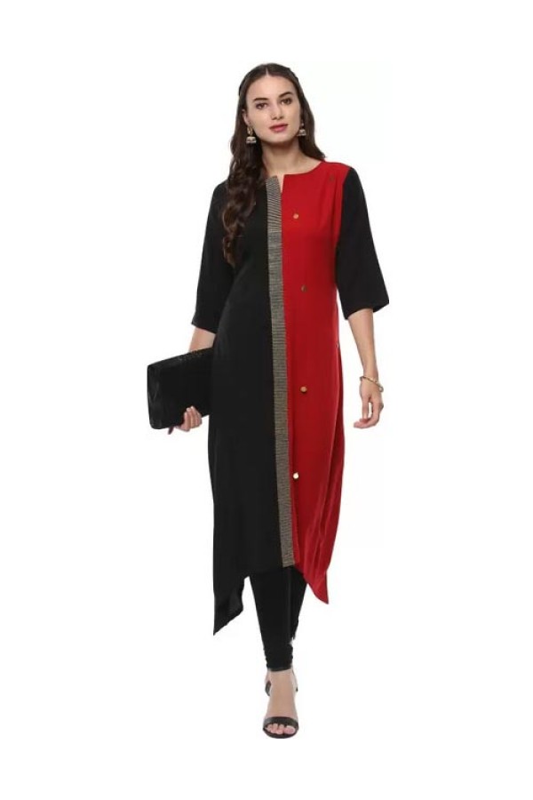 Pop Mantra Crepe Regular Kurta