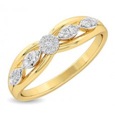 Gold Diamond Ring for Woman