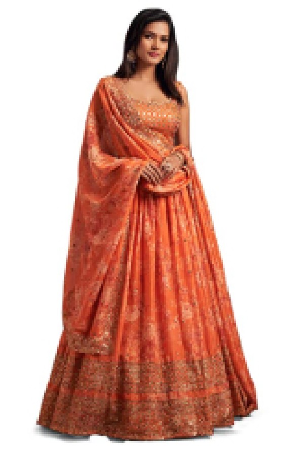 Semi-Stitched Lehenga Choli